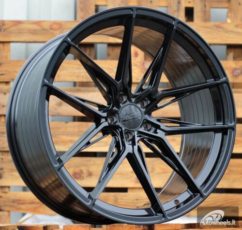 Ratlankis R21x10.5  5X112  ET  40  66.5  HX036F  Black (BL)  For HAXER  (K2+K4)  (HYBRID FORGED (Max Load 900kg.))