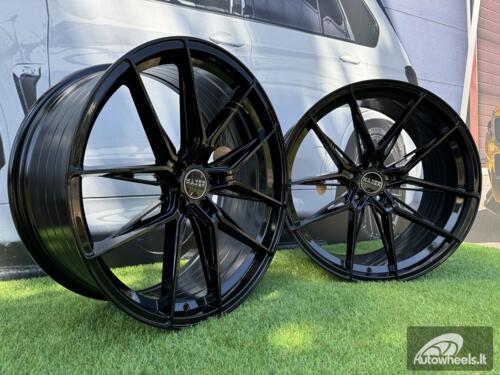 Ratlankis R21x10.5  5X112  ET  40  66.5  HX036F  Black (BL)  For HAXER  (K2+P2)  (HYBRID FORGED (Max Load 900kg.))