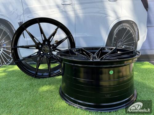 Ratlankis R22x10.5  5X115  ET  25  71.5  HX036  Black (BL)  For HAXER  (K2+K4)  (Rear+Front)