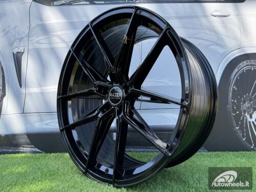 Ratlankis R18x8  5X120  ET  20  74.1  HX036  (B5597)  Black (BL)  For HAXER  (K2)  (Rear+Front)