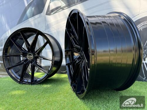 Ratlankis R20x9  5X114.3  ET  35  70.5  HX036  (B5597)  Black (BL)  For HAXER  (K4)  (Rear+Front)