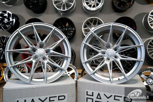 Ratlankis R20x10.5  5X112  ET  38  66.5  HX036  (B5597)  Silver Shining (SS)  For HAXER  (K2)  (Rear+Front)