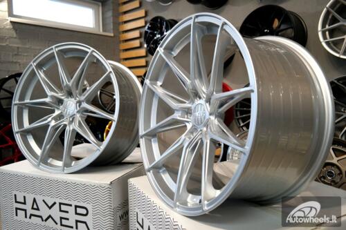 Ratlankis R20x10.5  5X112  ET  38  66.5  HX036  (B5597)  Silver Shining (SS)  For HAXER  (K2)  (Rear+Front)