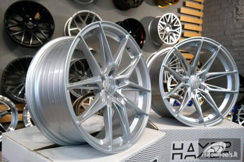 Ratlankis R20x10.5  5X112  ET  38  66.5  HX036  (B5597)  Silver Shining (SS)  For HAXER  (K2)  (Rear+Front)