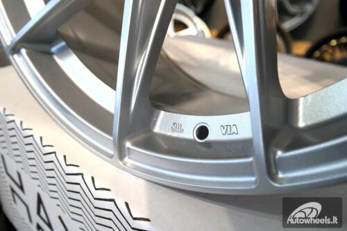 Ratlankis R20x10.5  5X112  ET  38  66.5  HX036  (B5597)  Silver Shining (SS)  For HAXER  (K2)  (Rear+Front)