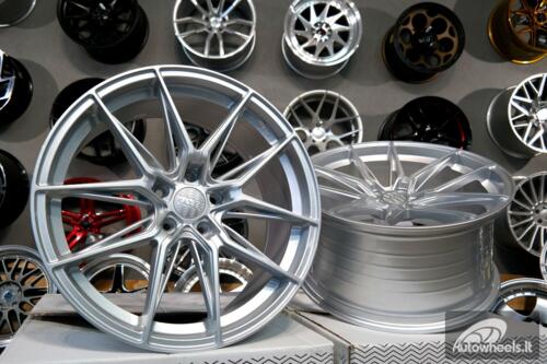 Ratlankis R20x10.5  5X112  ET  38  66.5  HX036  (B5597)  Silver Shining (SS)  For HAXER  (K2)  (Rear+Front)