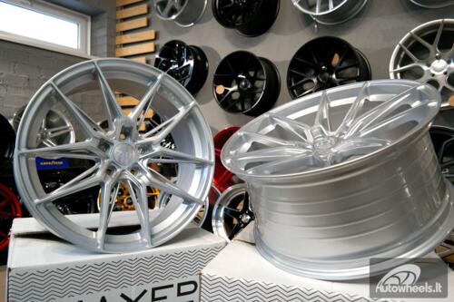 Ratlankis R20x10.5  5X112  ET  38  66.5  HX036  (B5597)  Silver Shining (SS)  For HAXER  (K2)  (Rear+Front)