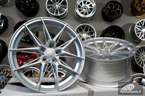 Ratlankis R20x10.5  5X112  ET  38  66.5  HX036  (B5597)  Silver Shining (SS)  For HAXER  (K4)  (Rear+Front)