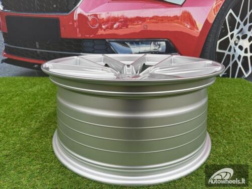 Ratlankis R20x9  5X112  ET  31  66.5  HX036  (B5597)  Silver Shining (SS)  For HAXER  (K2)  (Rear+Front)