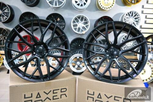 Ratlankis R22x9  5X112  ET  30  66.6  HX038  Black Half Matt (BLHM)  For HAXER  (P2)  ()