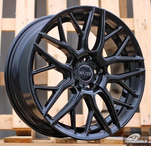 Ratlankis R18x8  5X112  ET  45  66.6  HX038  (B5426)  Black (BL)  For HAXER  (K2)