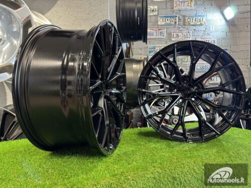 Ratlankis R20x10.5  5X120  ET  40  72.6  HX039  Black (BL)  For HAXER  (K2)  (Rear+Front)