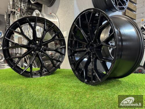Ratlankis R20x10.5  5X120  ET  40  72.6  HX039  Black (BL)  For HAXER  (K2)  (Rear+Front)