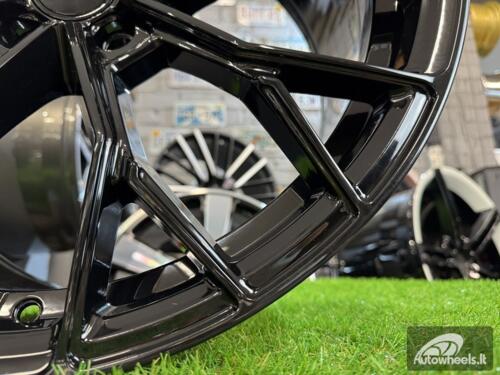 Ratlankis R20x10.5  5X120  ET  40  72.6  HX039  Black (BL)  For HAXER  (K2)  (Rear+Front)
