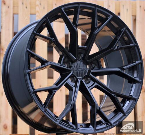 Ratlankis R20x9  5X114.3  ET  35  70.5  HX039  Black (BL)  For HAXER  (K4)  (Rear+Front)