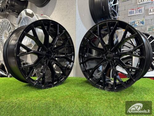Ratlankis R20x9  5X114.3  ET  35  70.5  HX039  Black (BL)  For HAXER  (K4)  (Rear+Front)