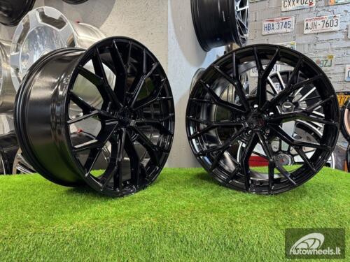 Ratlankis R20x9  5X114.3  ET  35  70.5  HX039  Black (BL)  For HAXER  (K4)  (Rear+Front)