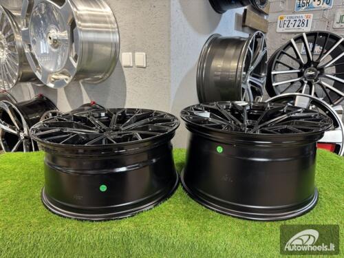 Ratlankis R20x9  5X114.3  ET  35  70.5  HX039  Black (BL)  For HAXER  (K4)  (Rear+Front)
