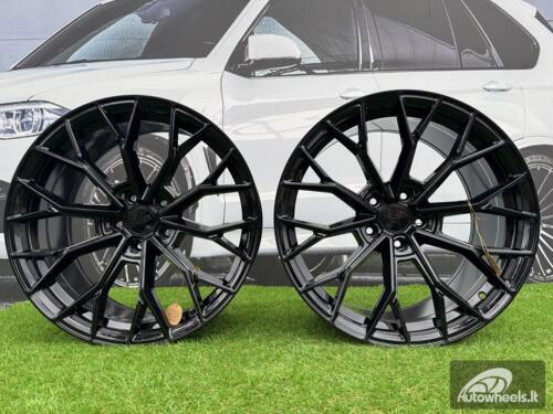 Ratlankis R20x10.5  5X114.3  ET  35  70.5  HX039  Black (BL)  For HAXER  (K2+K4)  (Rear+Front)