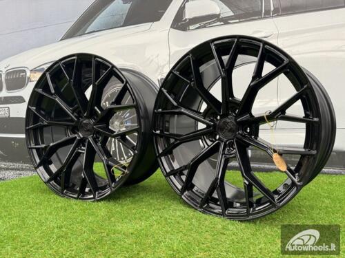 Ratlankis R20x10.5  5X114.3  ET  35  70.5  HX039  Black (BL)  For HAXER  (K2+K4)  (Rear+Front)