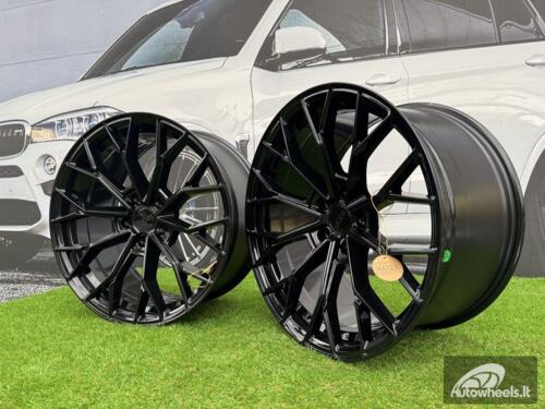 Ratlankis R20x10.5  5X114.3  ET  35  70.5  HX039  Black (BL)  For HAXER  (K2+K4)  (Rear+Front)