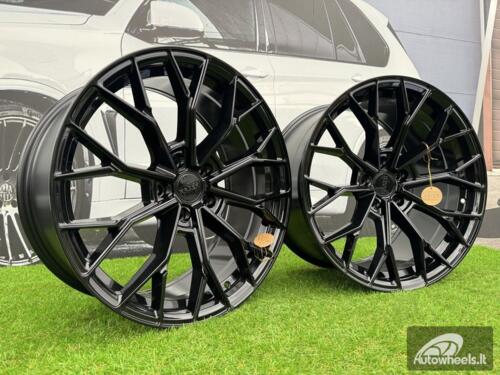 Ratlankis R20x10.5  5X114.3  ET  35  70.5  HX039  Black (BL)  For HAXER  (K2+K4)  (Rear+Front)