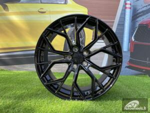 Ratlankis R22x9  5X112  ET  30  66.5  HX041  Black (BL)  For HAXER  (K7+Z5+M+P2)  (Rear+Front)