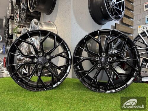 Ratlankis R19x8.5  5X112  ET  25  66.5  HX041  Black (BL)  For HAXER  (P1+P2)