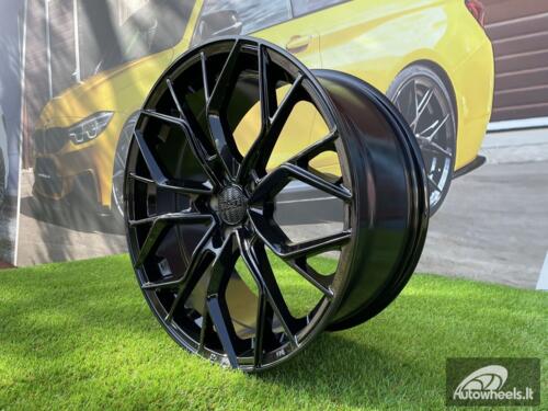 Ratlankis R19x8.5  5X112  ET  40  66.5  HX041  Black (BL)  For HAXER  (P2)