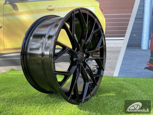 Ratlankis R19x8.5  5X112  ET  40  66.5  HX041  Black (BL)  For HAXER  (P2+K7)