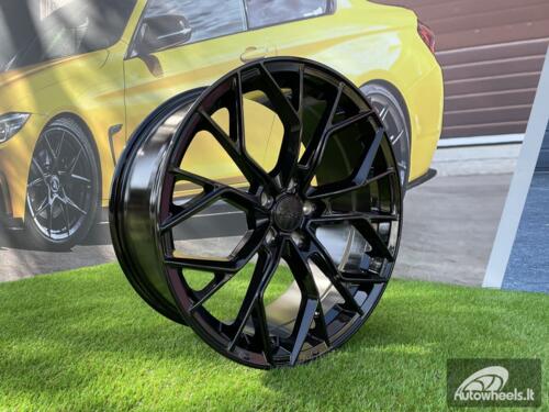 Ratlankis R22x9  5X108  ET  40  63.3  HX041  Black (BL)  For HAXER  (K7)