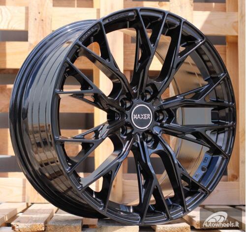 Ratlankis R18x8  5X120  ET  35  72.6  HX042  (A5871)  Black (BL)  For HAXER  (P)  (Rear+Front)