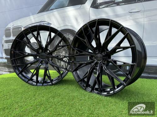 Ratlankis R20x8.5  5X112  ET  25  66.6  HX042  (IN0387)  Black (BL)  For HAXER  (Z3+Z7)  (Rear+Front)