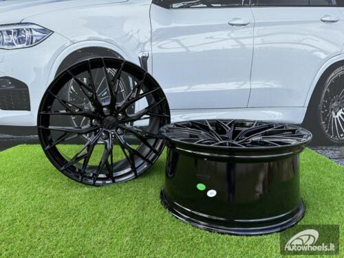 Ratlankis R20x8.5  5X112  ET  25  66.6  HX042  (IN0387)  Black (BL)  For HAXER  (Z5)  (Rear+Front)