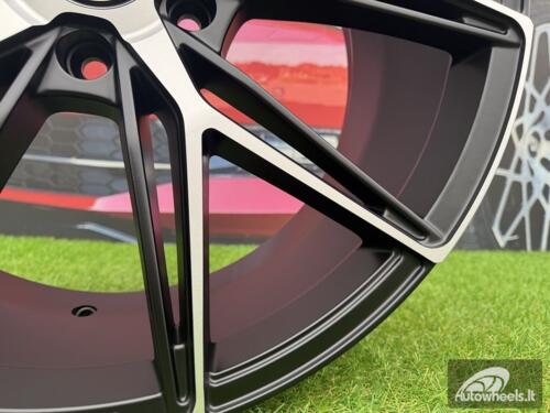 Ratlankis R19x8.5  5X114.3  ET  40  73.1  HX043  Black Polished Half Matt (MBHM)  For HAXER  (K4)