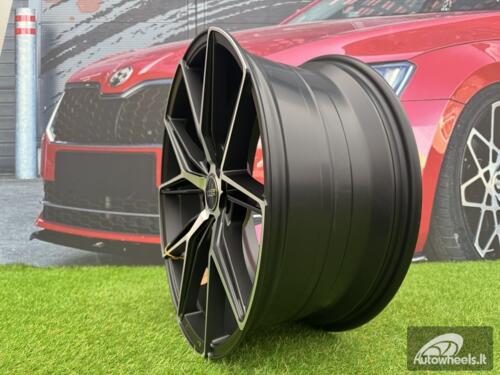 Ratlankis R19x8.5  5X114.3  ET  40  73.1  HX043  Black Polished Half Matt (MBHM)  For HAXER  (K4)  ((AKC 105 Eur))