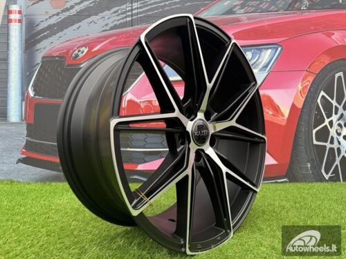 Ratlankis R19x8.5  5X114.3  ET  40  73.1  HX043  Black Polished Half Matt (MBHM)  For HAXER  (K4)  ((AKC 105 Eur))