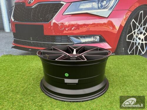 Ratlankis R19x8.5  5X114.3  ET  40  73.1  HX043  Black Polished Half Matt (MBHM)  For HAXER  (K4)  ((AKC 105 Eur))