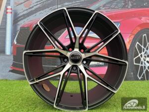 Ratlankis R19x8.5  5X114.3  ET  40  73.1  HX043  Black Polished Half Matt (MBHM)  For HAXER  (K4)  ((AKC 105 Eur))