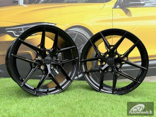 Ratlankis R18x8  5X112  ET  40  66.5  HX044  (IN6130)  Black (BL)  For HAXER  (K7)