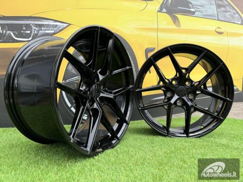 Ratlankis R18x8  5X112  ET  40  66.5  HX044  (IN6130)  Black (BL)  For HAXER  (K7)