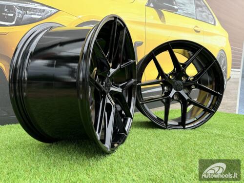 Ratlankis R18x8  5X112  ET  40  66.5  HX044  (IN6130)  Black (BL)  For HAXER  (K7)