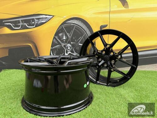 Ratlankis R18x8  5X112  ET  40  66.5  HX044  (IN6130)  Black (BL)  For HAXER  (K7)