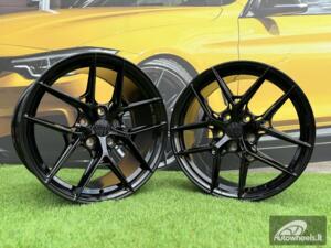 Ratlankis R18x8  5X120  ET  35  72.6  HX044  (IN6130)  Black (BL)  For HAXER  (P1+Z5)  (Rear+Front)