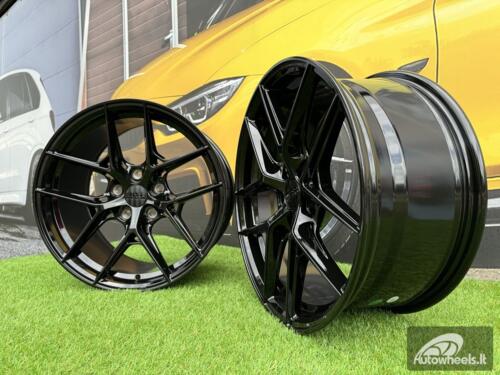 Ratlankis R18x9.5  5X120  ET  40  72.6  HX044  (IN6130)  Black (BL)  For HAXER  (K7)  (Rear+Front)