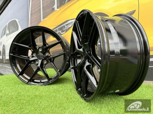 Ratlankis R18x9.5  5X120  ET  40  72.6  HX044  (IN6130)  Black (BL)  For HAXER  (K7)  (Rear+Front)