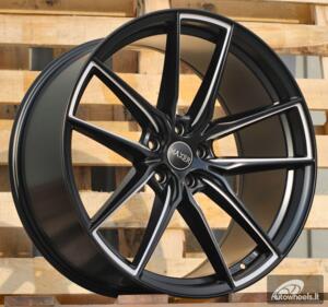 Ratlankis R19x8  5X108  ET  42  63.3  HX045  Black Half Matt (BLHM)  For HAXER  (Z2+Z1)  (Milling)