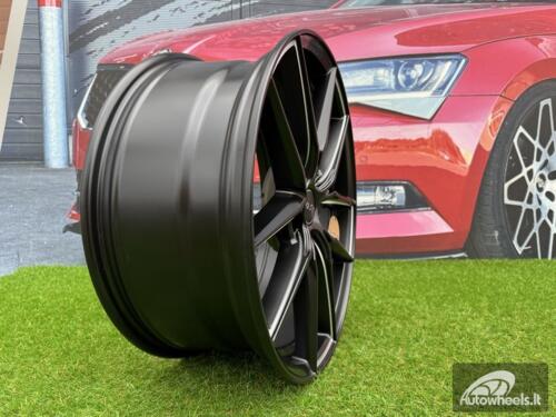 Ratlankis R19x8  5X114.3  ET  40  73.1  HX045  Black Half Matt (BLHM)  For HAXER  (Z2+Z4)  (Milling)