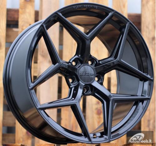 Ratlankis R20x10  5X120  ET  40  72.6  HX04F  Black (BL)  For HAXER  (K4)  (HYBRID FORGED (Max Load 815kg.) Front+Rear)