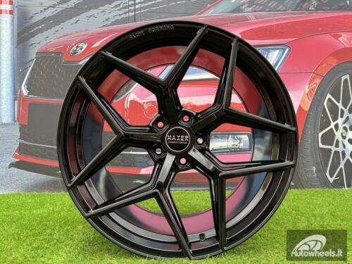 Ratlankis R20x10  5X120  ET  40  72.6  HX04F  Black (BL)  For HAXER  (K4)  (HYBRID FORGED (Max Load 815kg.) Front+Rear)